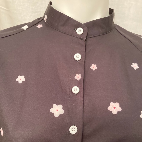LAST CHANCE! Sheilay Floral Blouse - Pink and Black - Picture 3 of 4